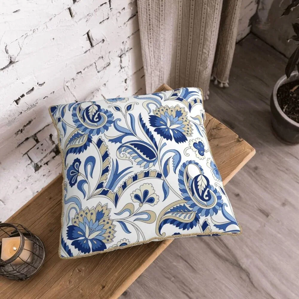 home 🧿blue floral